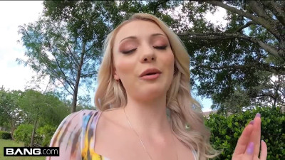 Petit pale Cecelia takes such a big black cock for the first time. (Bang Gonzo)